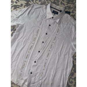 New Nat Nast Luxury original men’s 100%‎ silk shirt, size large